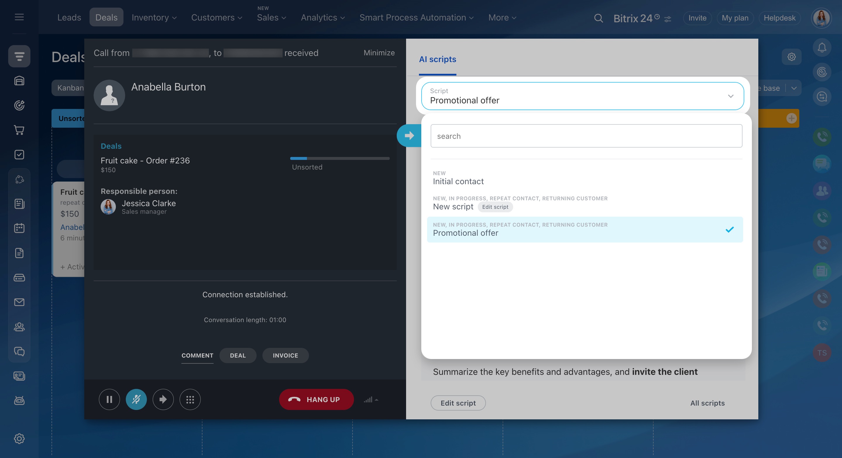 Select script Select script