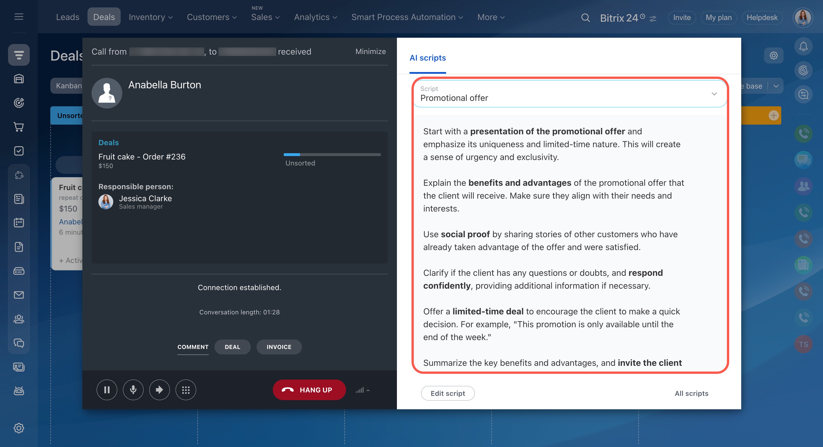 Sales script Sales script