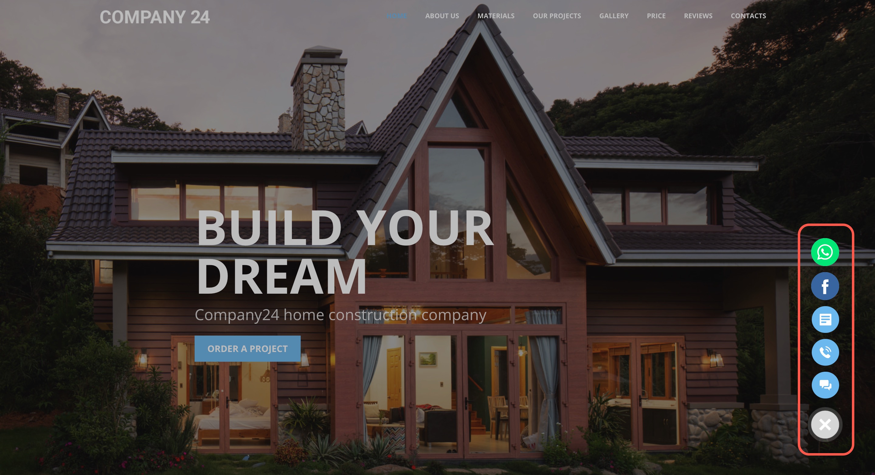 Website widget