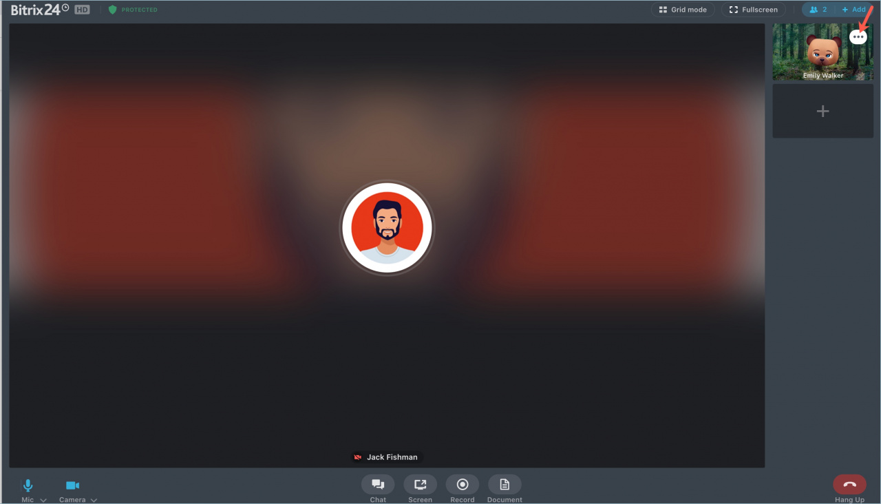 Customize background image in video calls