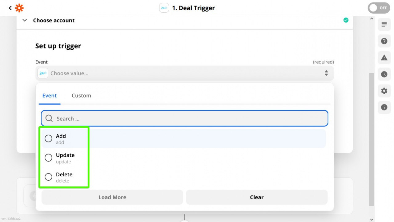 Triggers can react to the <b>following events</b> in your Bitrix24 CRM