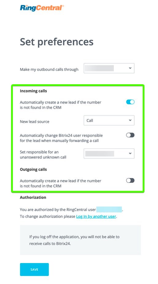 RingCentral Integration