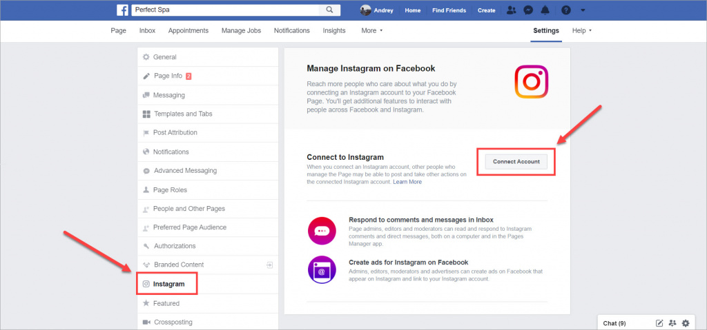 How to connect your Instagram business account with your Facebook account?  - ContentStudio Help Center