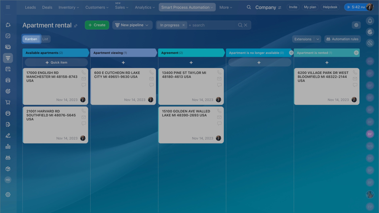 Kanban stages Kanban stages