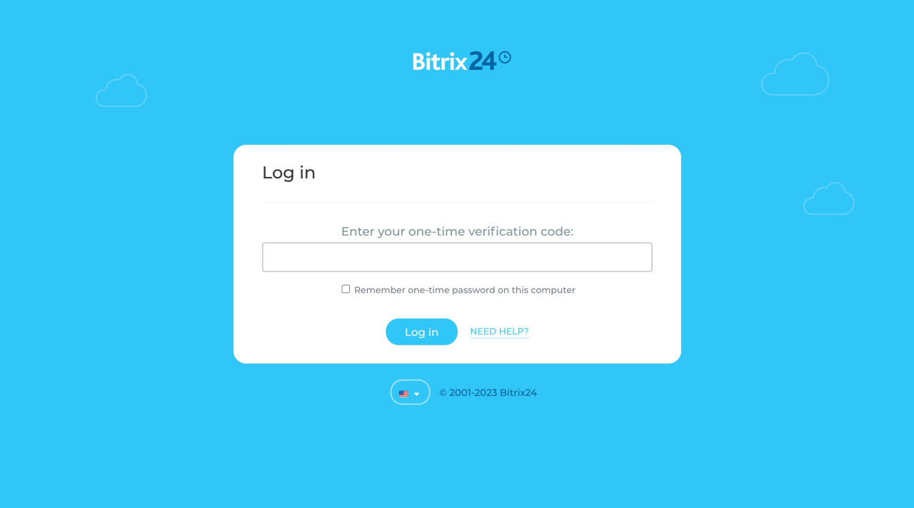 Log in to Bitrix24 on your computer using QR code