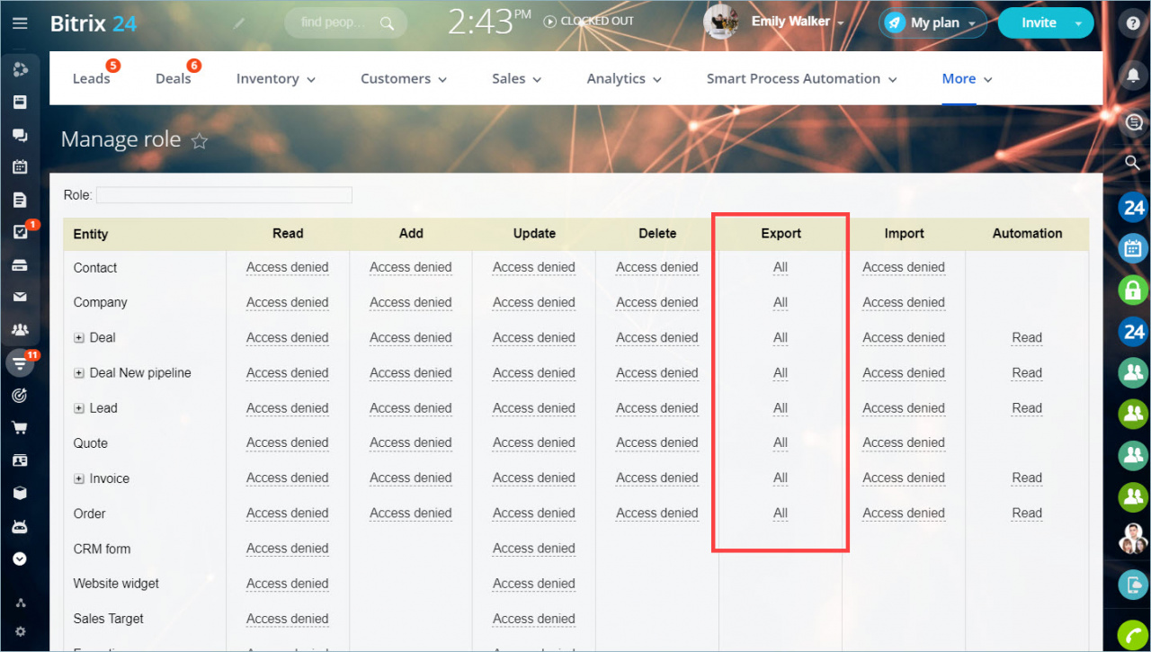 Import, Export, and Backup Data