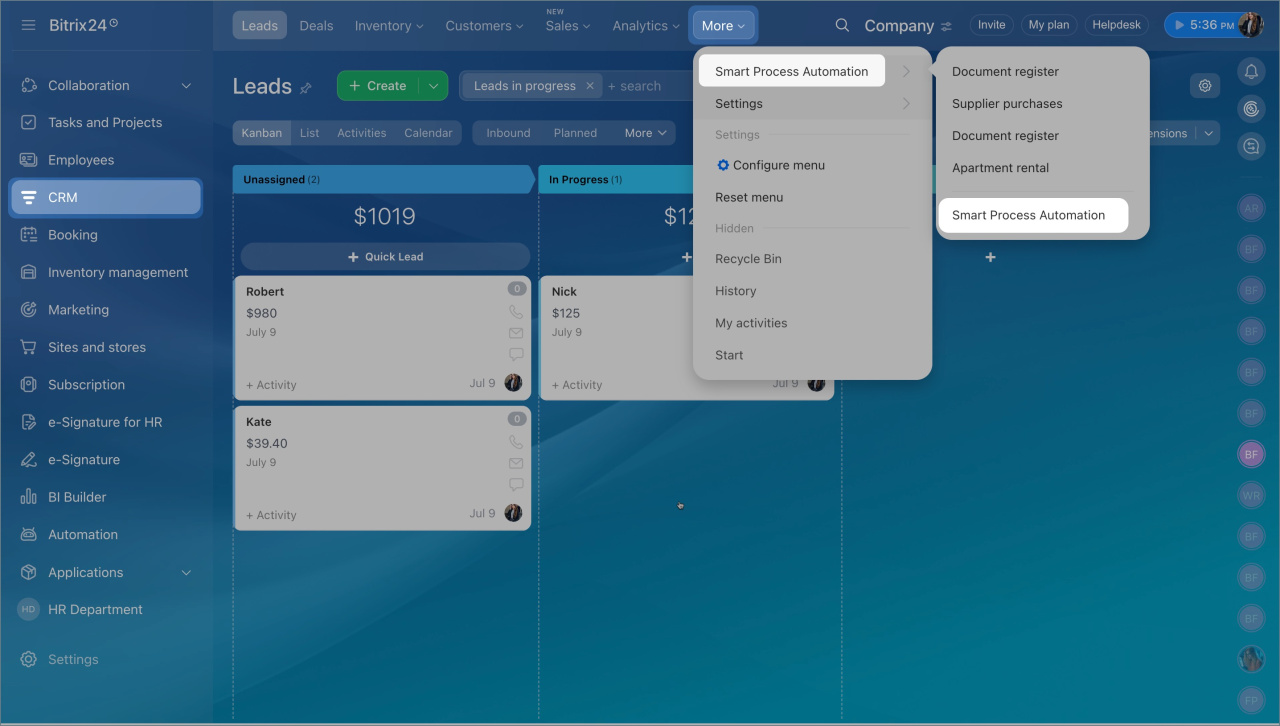 Smart process automation Smart process automation