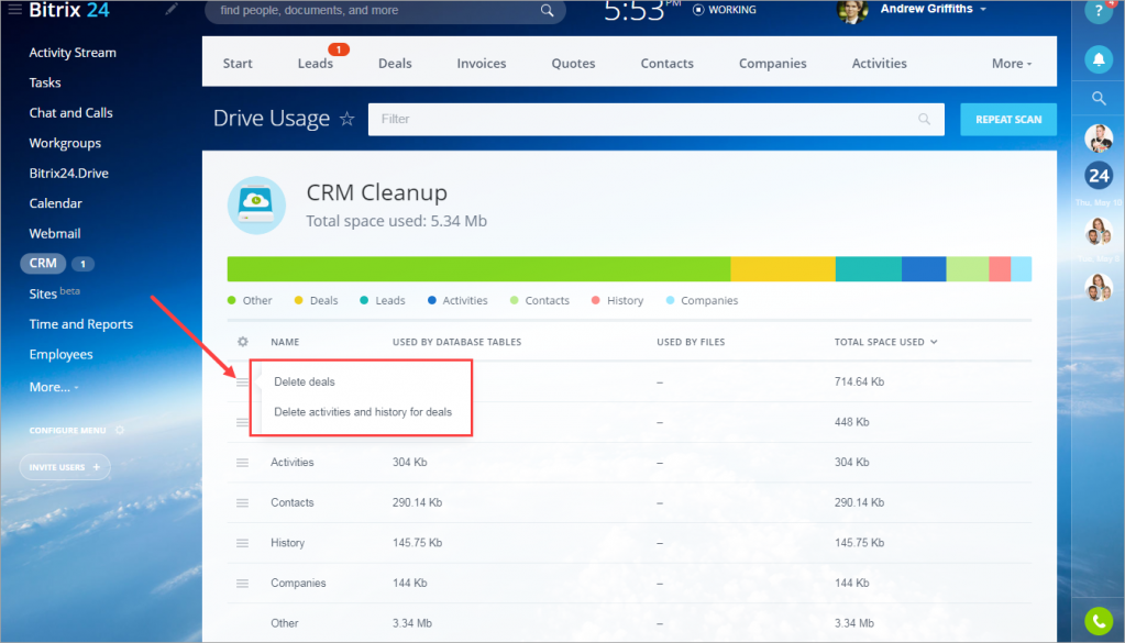 CRM Cleanup