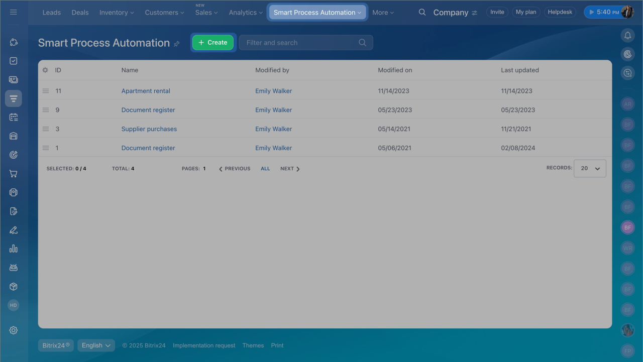 Create SPA Create SPA
